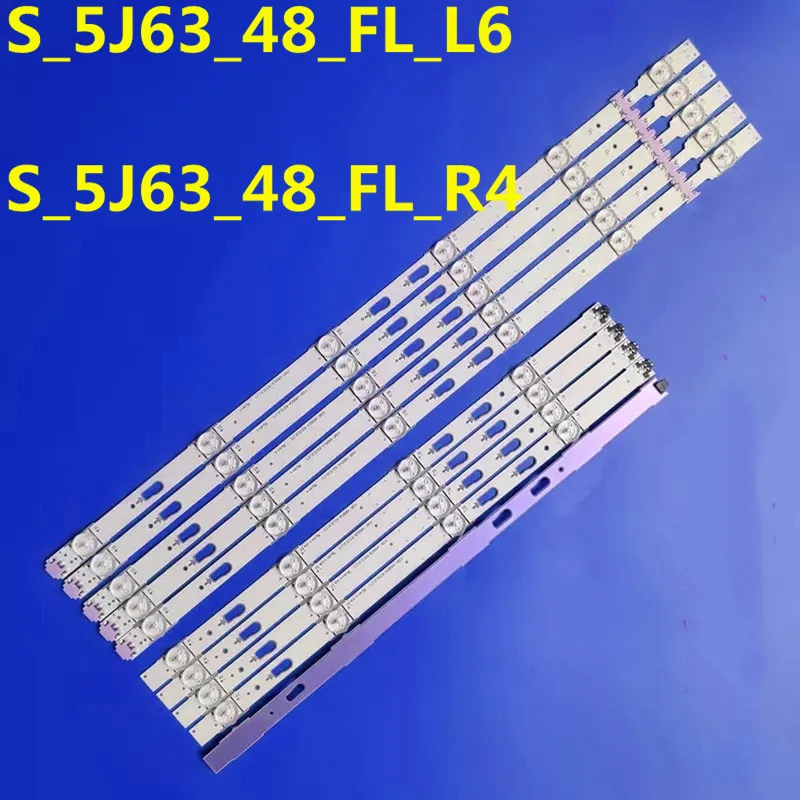 

5set 3VLED Backlight Strip S_5J63_48_FL/R/L-R4 L6 LM41-00117L 00106R UE48J6300 UE48J6302 UE48J6350 UE48J6370 UE48J6375 UE48J6500