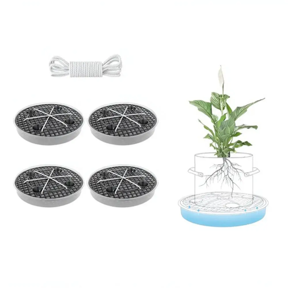 Clear Pot Base Tray For Root Control Planters Breathable Plant Drip Saucer Garden Indoor Home Decoration Mat Holder