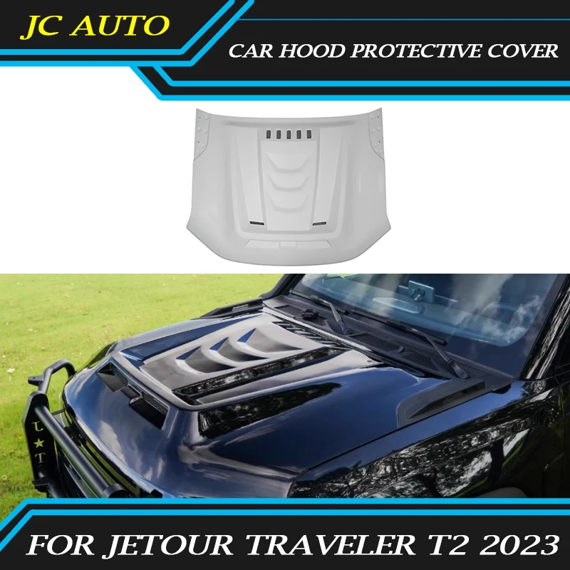 Fit for JETOUR Traveler T2 2023-2024 Car Hood Protective Cover   Modified Superb Replacement Hood Car Exterior Accessories