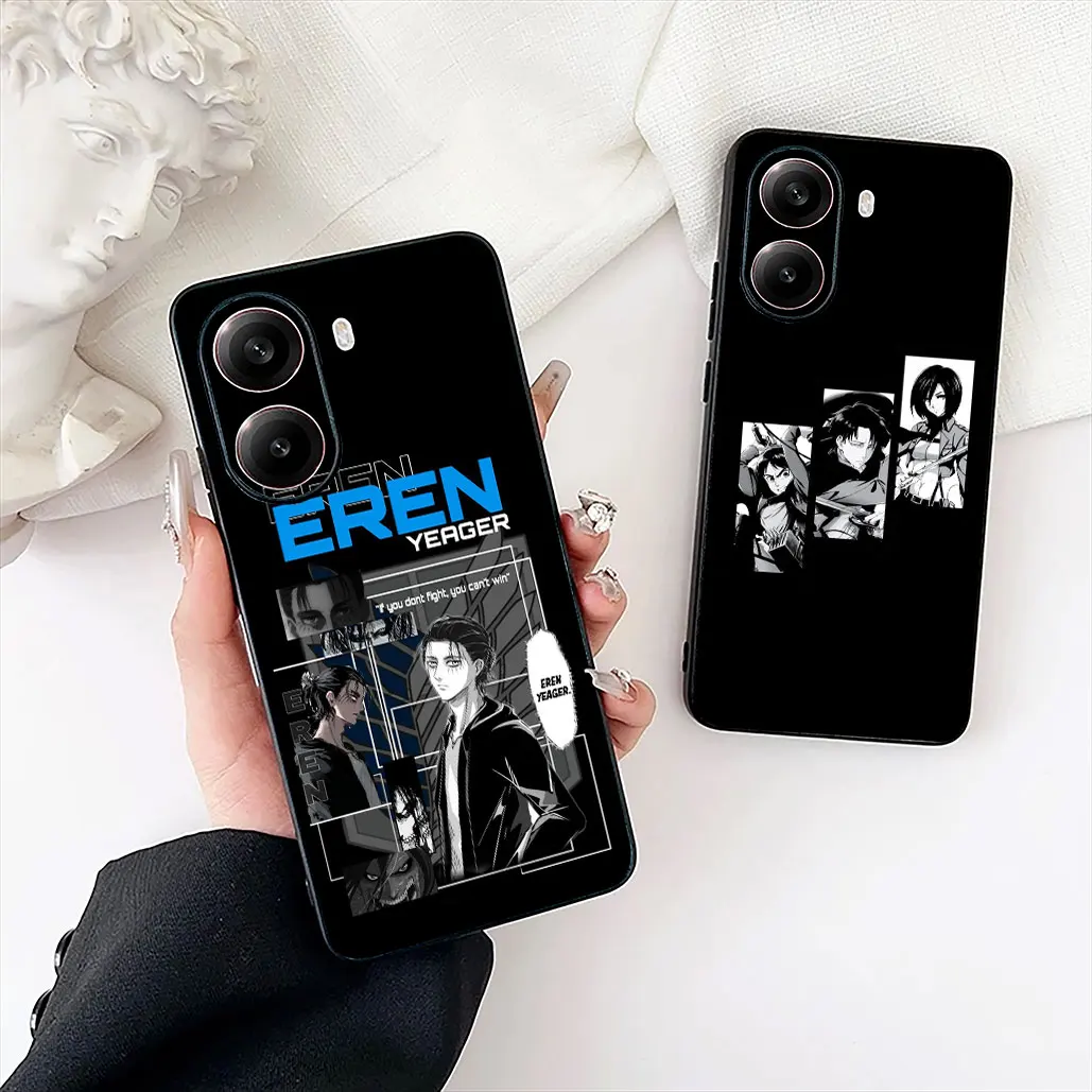 Capa Protetora para Motorola Moto G34 G20 G45 G35 – Eren Jaeger