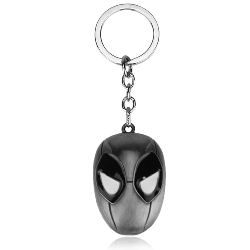 Marvel Deadpool Avatar Logo Modeling Keychain Pendant Accessories Car Bags Keychain Accessories Toys Christmas Gifts