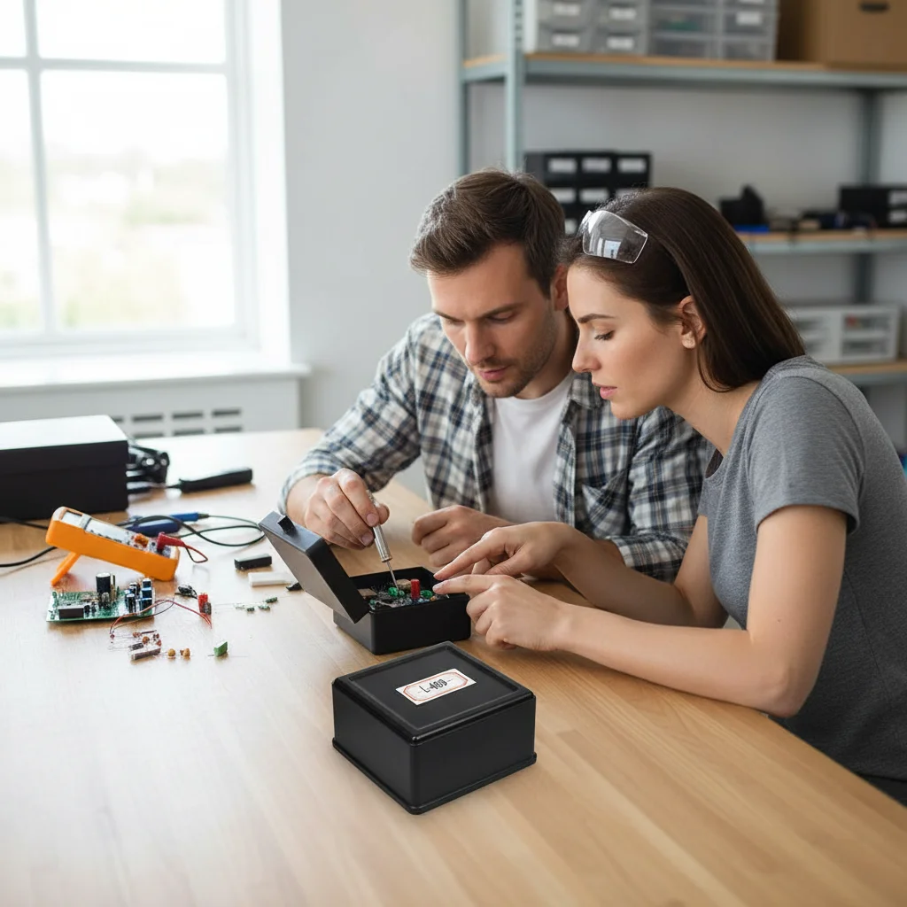 

Black High Quality DIY Enclosure Boxes Instrument Case Electronic Project Box Waterproof Cover Project