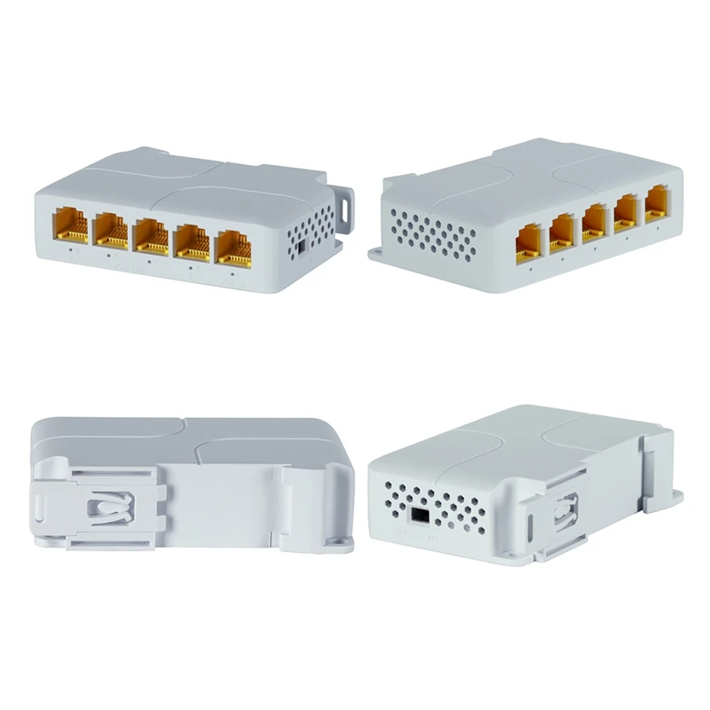 Gigabit Poe Extender 802.3Af/At/Bt 5 พอร์ต Poe Repeater Vlan ขยายเพิ่มเติม 100M(328Ft) ของพลังงานและการส่งข้อมูล