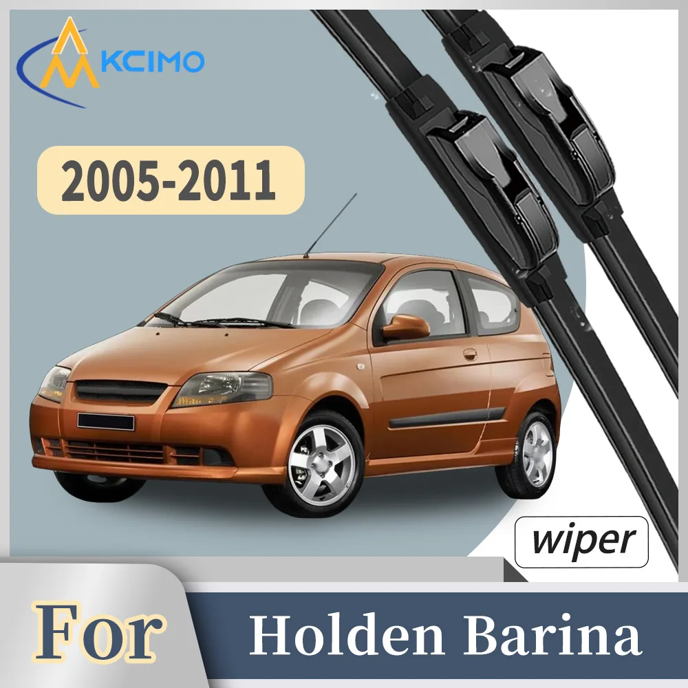

Premium Rubber Front Windscreen Wiper Blades For Holden Barina TK 2005-2011 Quiet Smooth Wiping Waterproof Windshield Kit 2Pcs