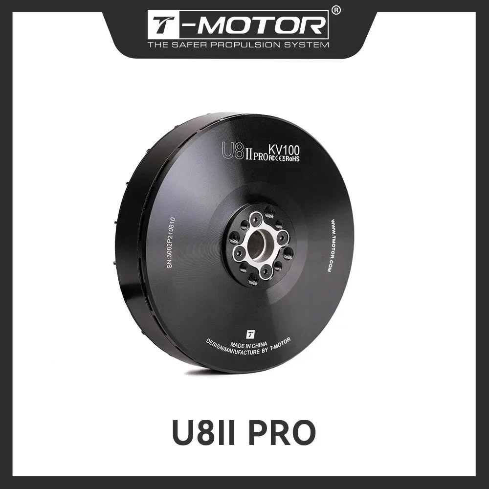 T-MOTOR U8 II PRO Waterproof Industrial UAV Brushless Motor with 9kg Max Thrust for Hexacopter Quadcopter UAV RC Drone