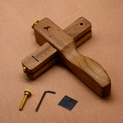 Belt Cutter Walnut/Bakelite Manual DIY Leather Goods Positioning Cutting Safety Belt Leather Line Leather Rope Cutting Tool