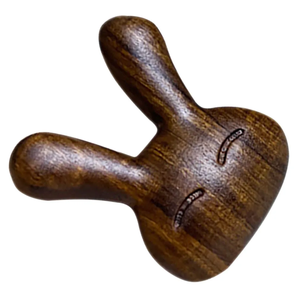 Raschietto per naso portatile Massaggiatore per naso in legno Strumento portatile per la bellezza del viso per la riduzione delle rughe e la circolazione sanguigna