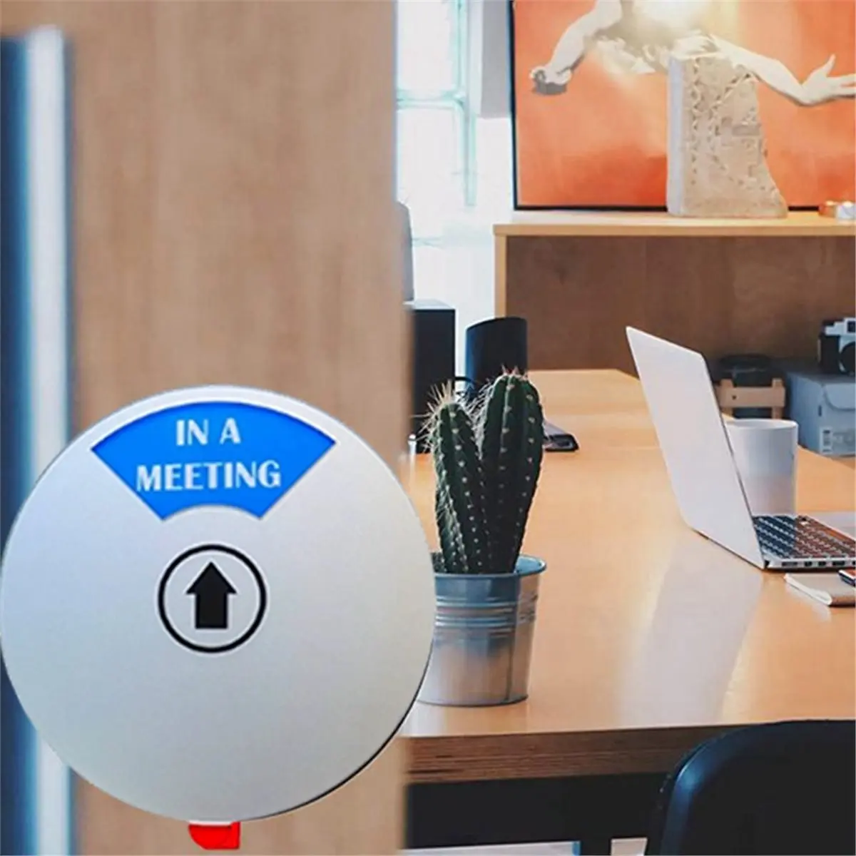 Privacy Sign for Offices Door, Do Not Disturb, Out of Offices, Please Knock, in A Meeting, Conference Sign for Offices