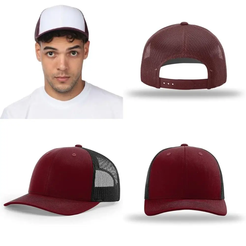 قبعة Snapback منظمة مكونة من 6 ألواح - قبعة سائق الشاحنة متعددة الأبواب، أغطية رأس عالية الجودة لعشاق الهواء الطلق #1