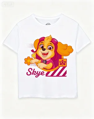 2026 Paw Patrol Custom Parent-child Pure Cotton T-shirt, Comfortable, Breathable, High-quality Ins Y2k