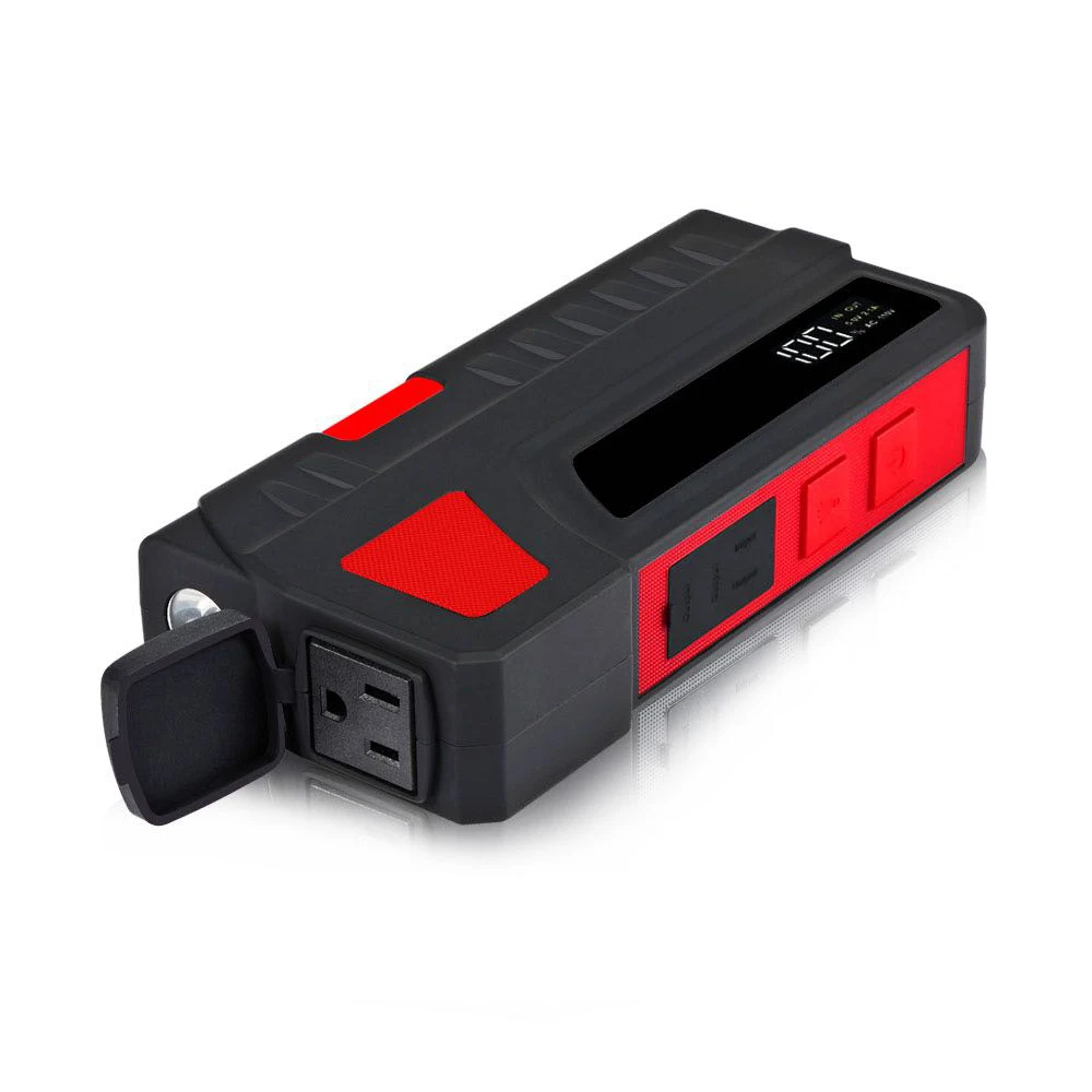 Car Jump Starter Auto Battery Booster 66.6Wh 18000mAh high capacity Car Power Bank Jump Starter LED display car ignition socket