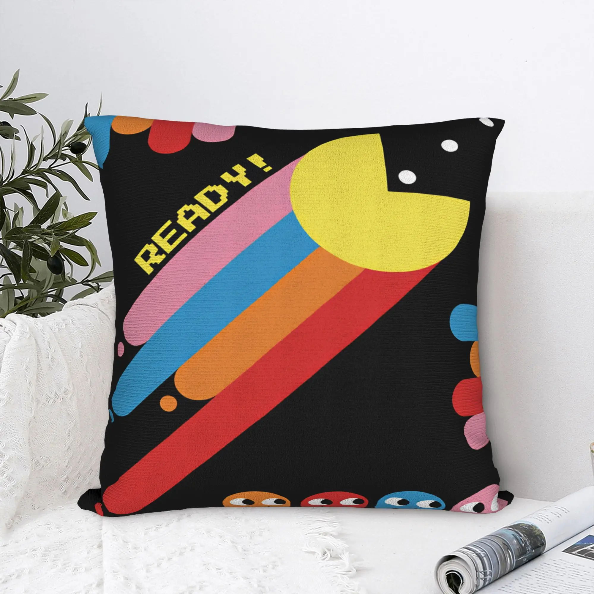 Pillow Case Pac-Man Design  Pillow Cover For Living Room Sofa Fashion Pillowcases