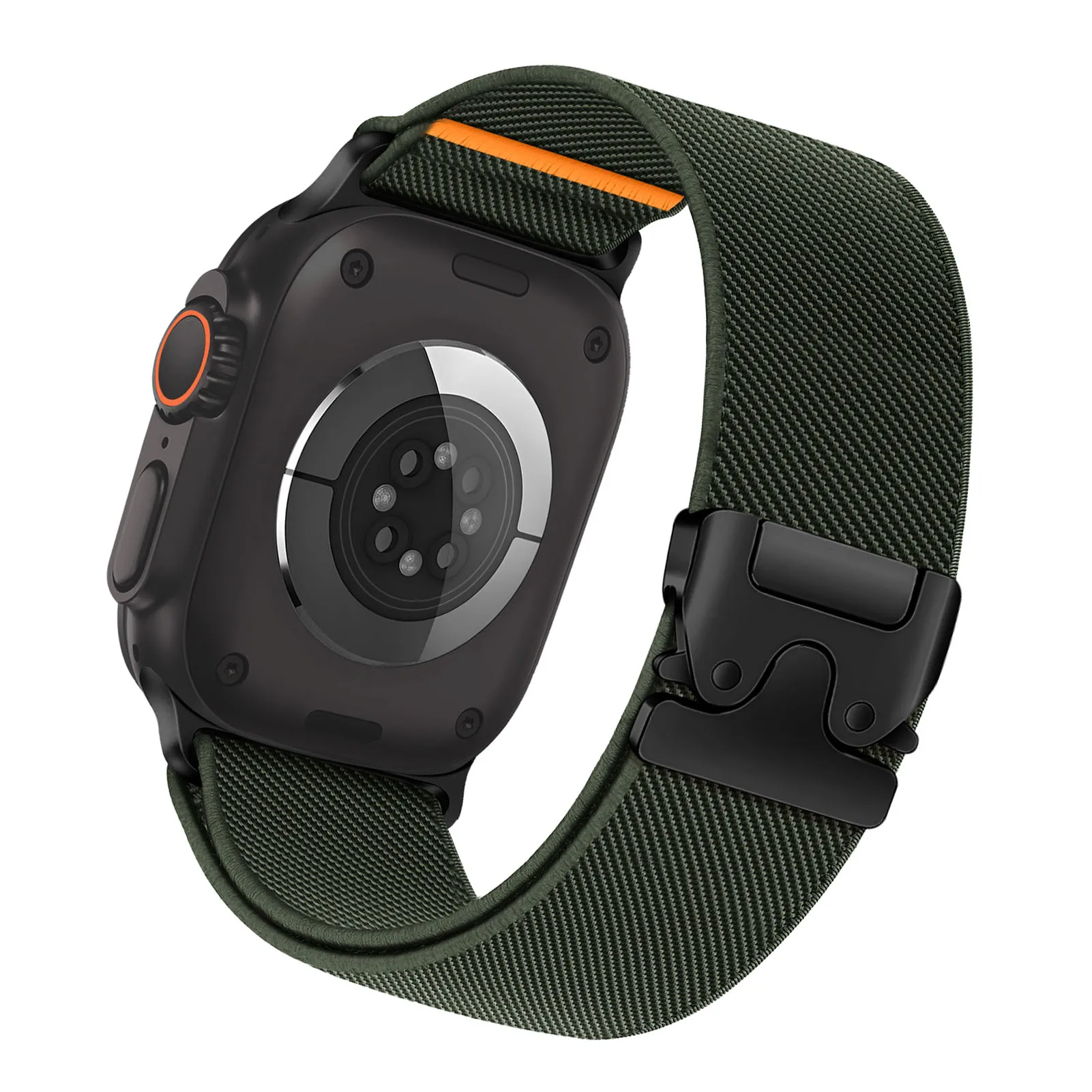 Nylon Straps For Apple Watch ultra 3 band 49mm 44mm 46mm 42mm 40mm 45mm 41mm Elastic Bracelet IWatch Series 11 10 9 8 SE ultra2