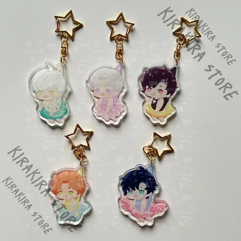 

Light and Night Osborn Evan Charlie Jesse Sariel Cosplay Keychain Anime Cartoon Acrylic High Quality Pendant Star Series Keyring