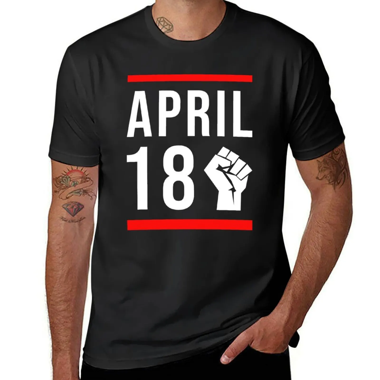 

Jim Jefferies April 18th T-Shirt topping Funny t-shirts Anime t-shirt T-shirts for men cotton
