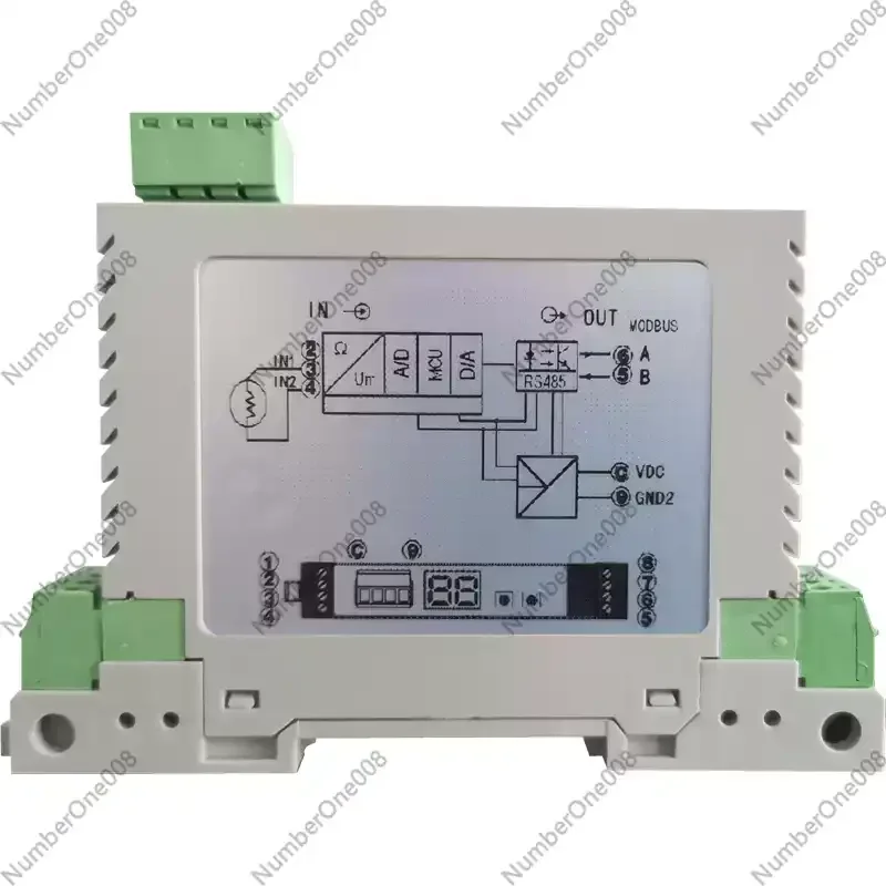 Resistance Sensor Data Acquisition Card Slide Resistor Potentiometer Signal to Modbus RS485 Converter for Industrial IoT