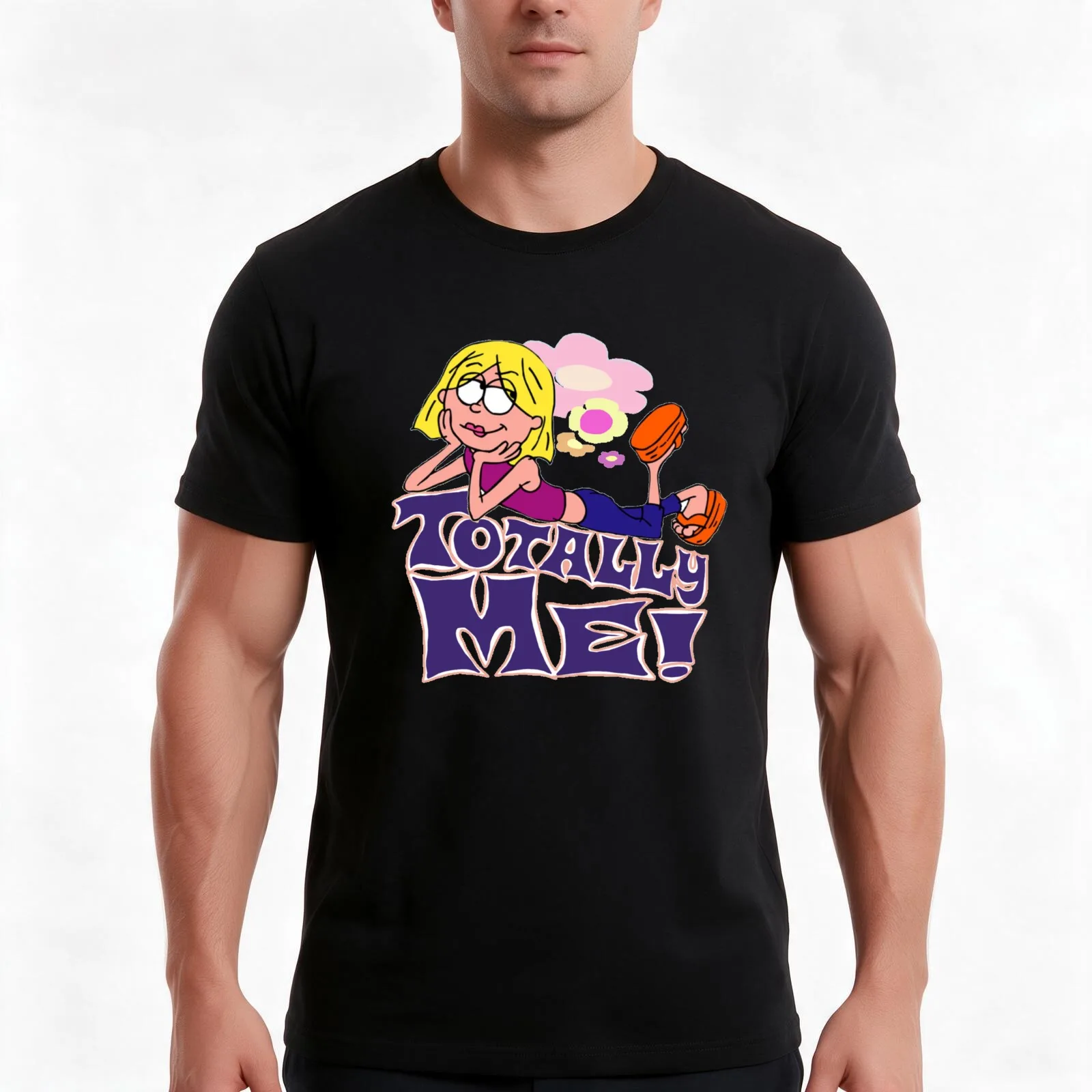 Lizzie McGuire T-Shirt, Summer Casual Cotton Tee, Oversized Streetwear Tops, Vintage Graphic Print, Loose Fit Short Sleeve