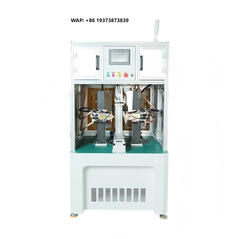 MIAJI Double Sided Spot Welding Machine Enclosed Safety Cabinet Lithium Cell Nickel Strip Resistance Welding Equipment