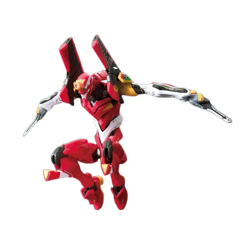 Em estoque original bandai gundam rg eva evangelion modelo de produção-02 anime figura de ação modelo colecionável montagem brinquedos presentes