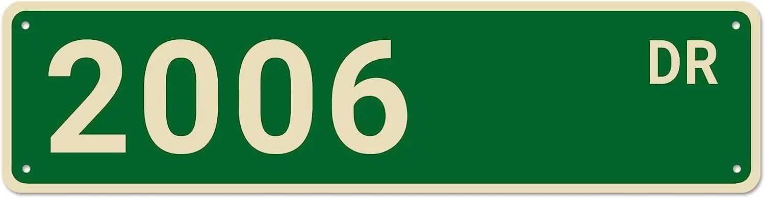 

2006 уличные знаки, 2006 Декор 2006 значок Рожденный в 2006 подарок на день рождения, настенный Декор для дома/спальни/мужской пещеры, качественные металлические знаки 16