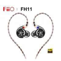 FiiO FH11 1DD+1BA Hybrid Driver In-ear Earphone IEM Hi-Res Audio with 0.78mm Detachable Cable HiFi Stereo wired Earbuds hidizs