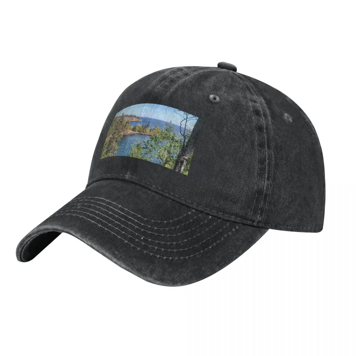 Lake Superior Coast Baseball Cap Hat Man For The Sun Uv Protection Solar Hat Men Caps Women's