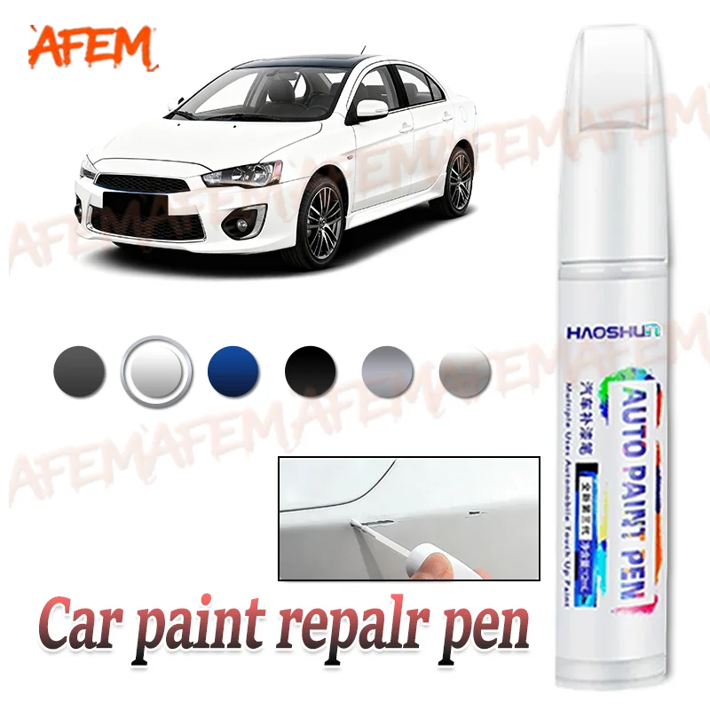 Car Paint Repair Pen For 1973-2017 Mitsubishi Lancer Paint Scratch Repair Accessories Silver A31 Blue Black X42 White W13