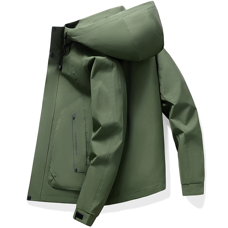 

Long Sleeve Men's Cargo Coat Korean Streetwear Thin Jacket Windbreaker Coat Men Clothing Tactics Military Casual Jacket Men