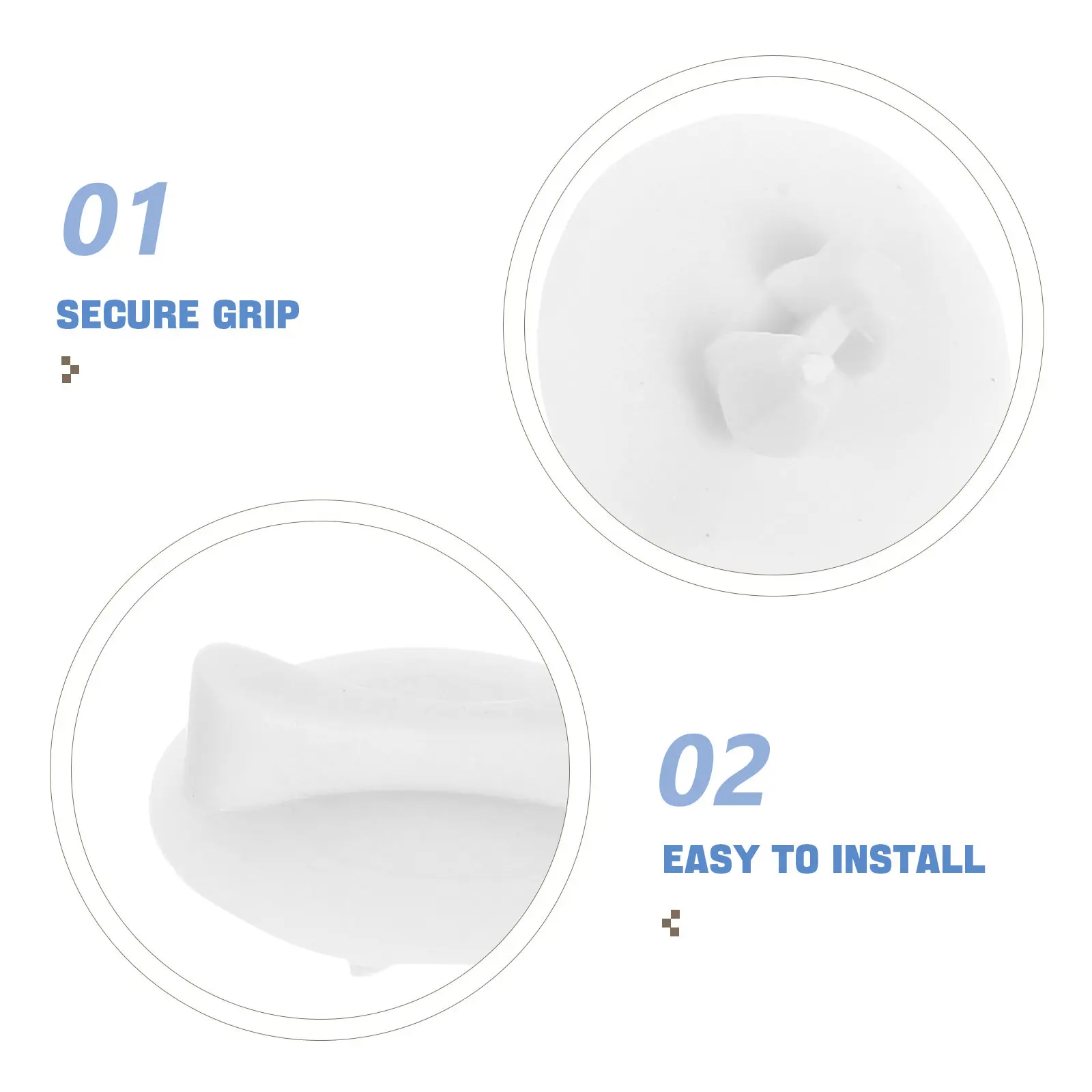 20Pcs Ceiling Light Clips Plastic Lamp Shade Fixed Buckle Mounting Holder Flush Mount Recessed Lighting Fixture Accessories
