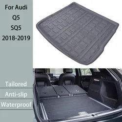 For Audi Q5 SQ5 2018 2019 FY MK2 80A S-Line Sportback Car Rear Trunk Mat Tailored Cargo Liner Boot Floor Tray Carpet Protector