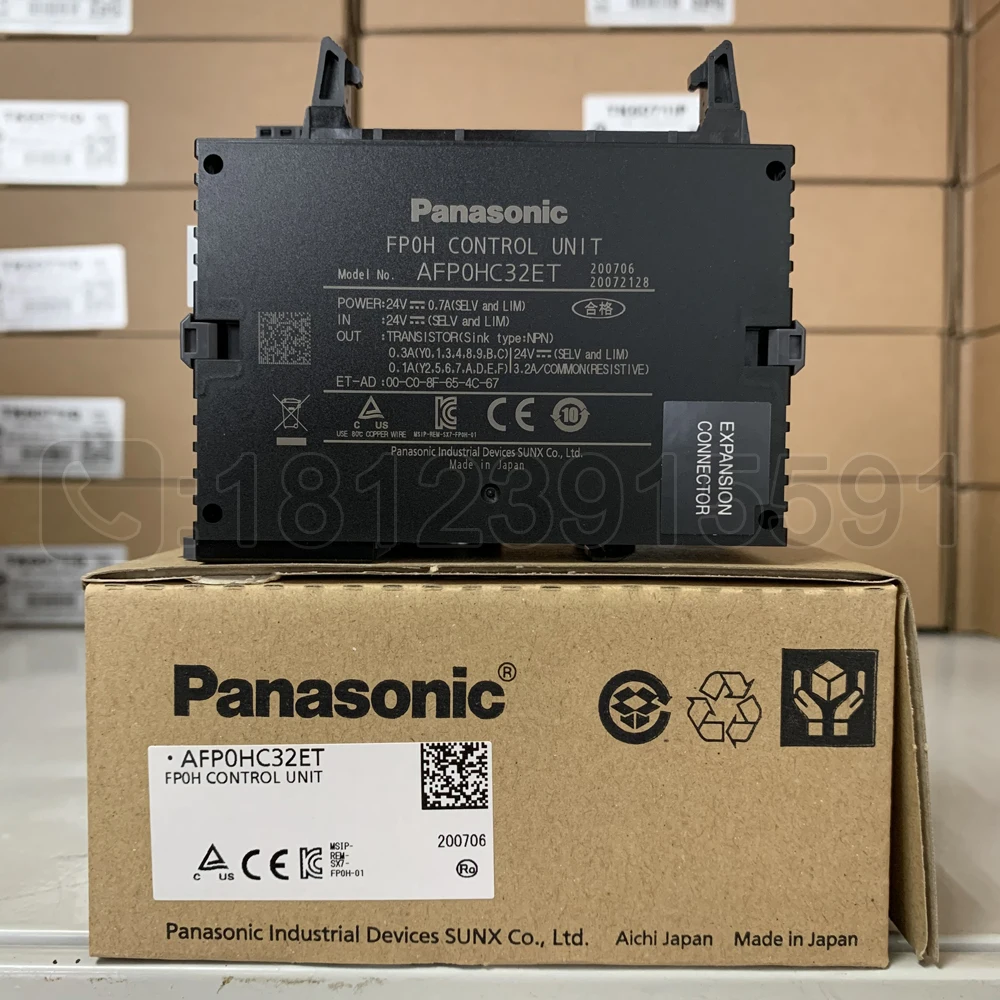 Panasonic/panasonic plc afp0hc32et / fp0h-c32et construído em ethernet/sd slot para cartão