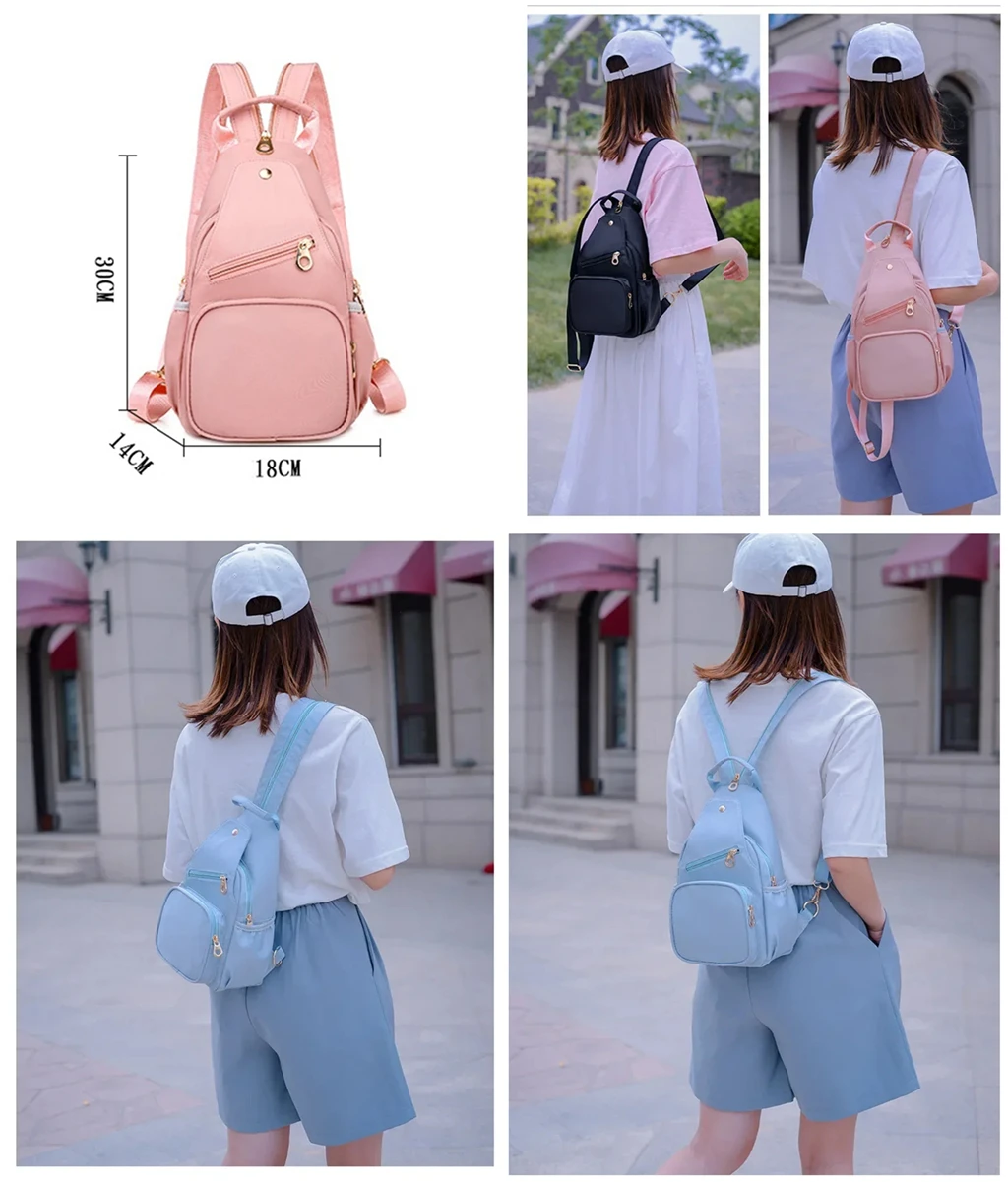 clearance mini backpack Clearance Sale Small Backpack Women 2026 Korean Fashion Sports Mini  Backpacks Womens Black Blue Pink Bag Woman Mochila Coreana