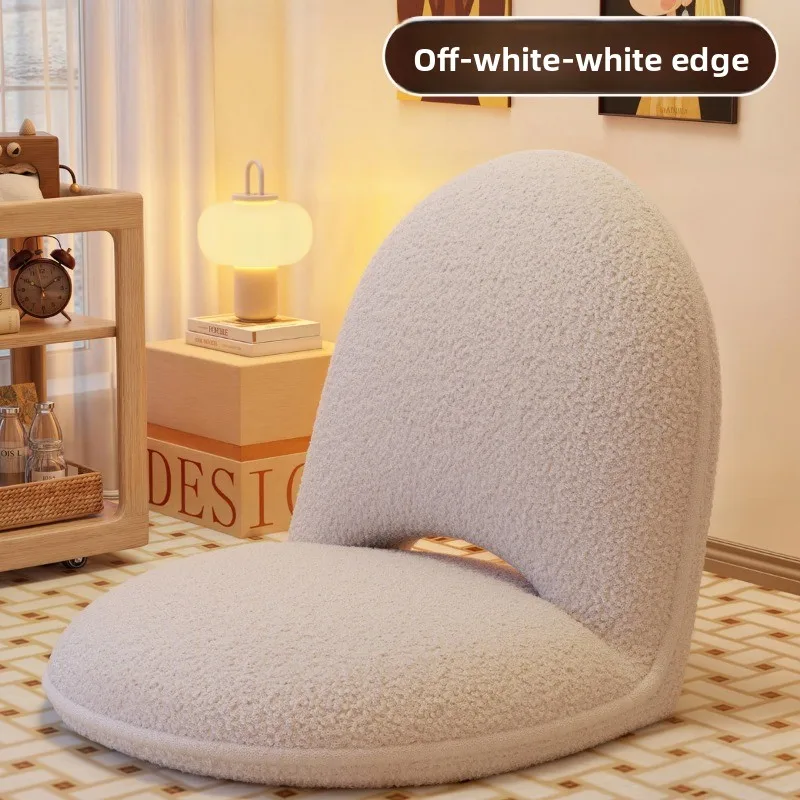 Lazy Style Foldable Backrest Foldable Tatami Lounger Armchair Design Rotatable Lazy Sofa Single Seat Small Space Bed Living Room - view 5