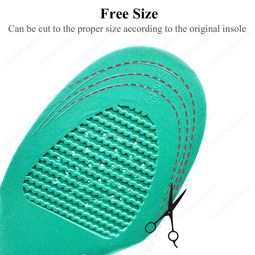 2/4 قطعة طفل شقة القدم النعال العظام للأطفال مريحة امتصاص الصدمات حذاء رياضة إدراج حذاء الجري وسادة وحيد