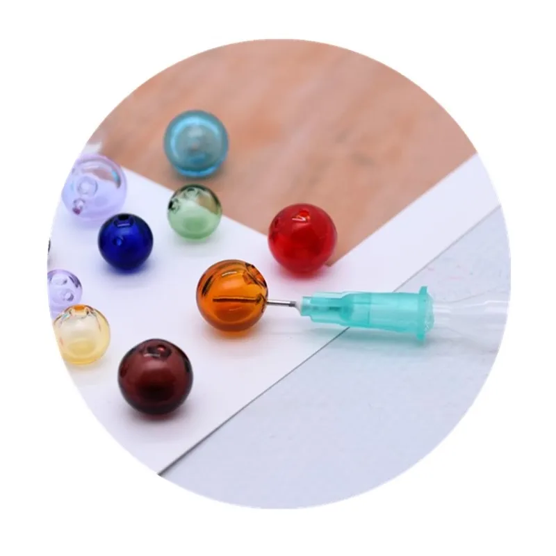 2piece Diffuser Perfume Glass Ball Pendant Refillable Essential Oil Aromatherapy Handmade Perfume Diffuser Ball For Jewelry Make