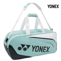 YONEX 2024 primavera e l'estate nuova borsa per racchette da Badminton borsa portatile di grande capacità borsa sportiva durevole portatile per uomo e donna