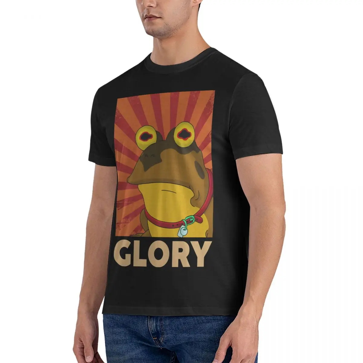 Vintage Glory T-Shirt for Men O Neck Cotton T Shirt F-Futurama Short Sleeve Tees Classic Clothes