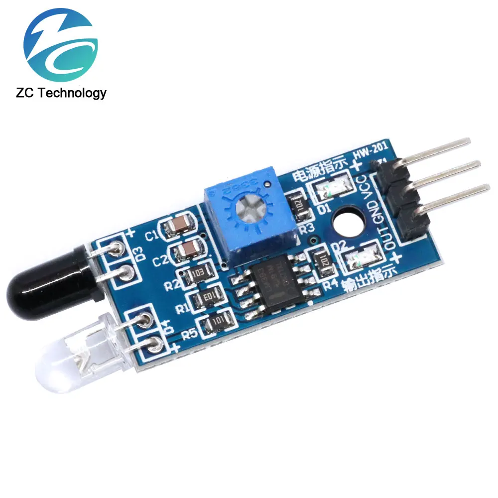 1/5/10PCS IR Infrared Obstacle Avoidance Sensor Module for arduino Smart Car Robot 3-Pin Reflective Photoelectric