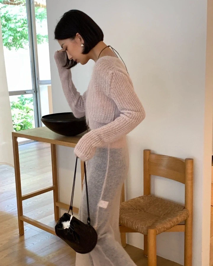 سترة دكتور محبوكة ناعمة، تصميم ربط لطيف، طويل Sve، نيلين مستدير، طول منتظم، قماش صوفي دكتور #3