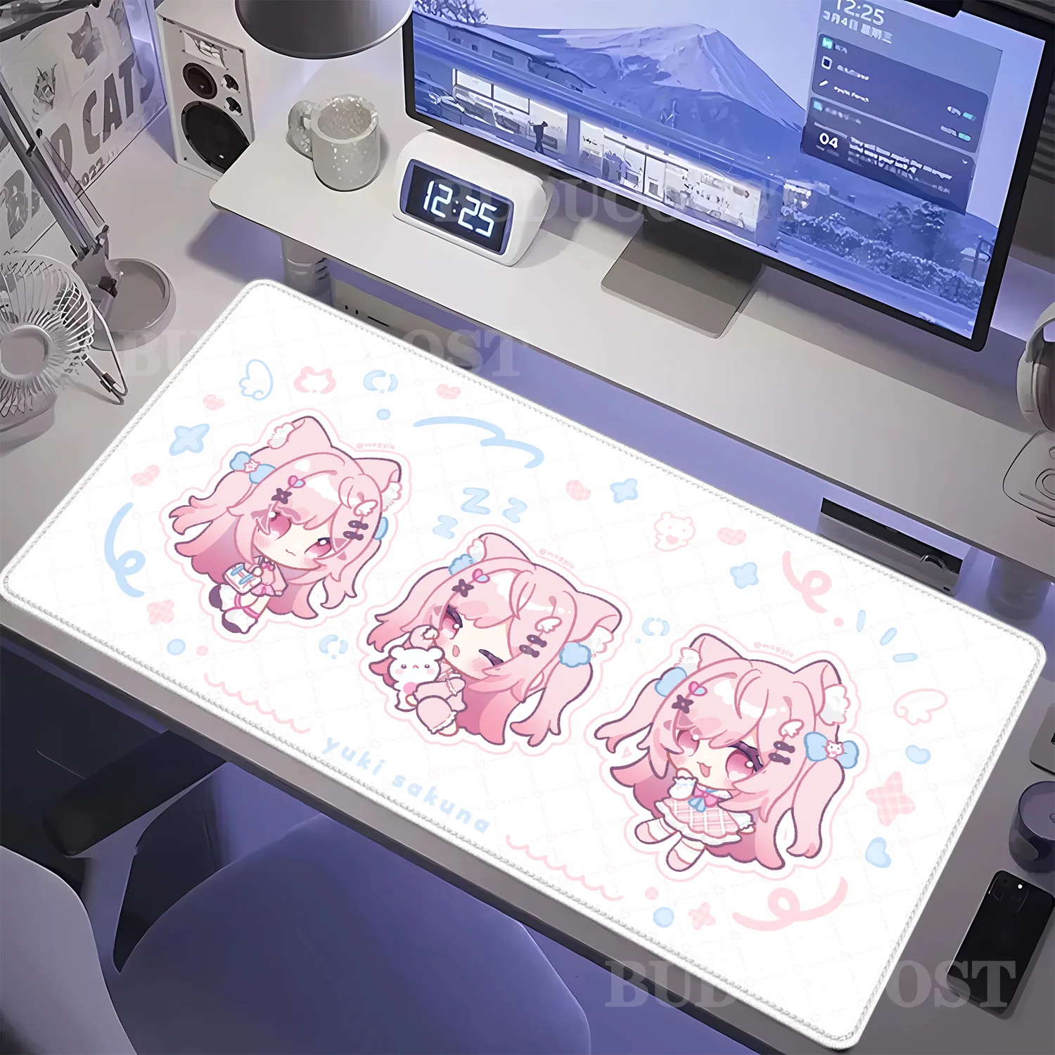 

Yuuki Sakuna Anime Sexy girl Mouse Pad Vtuber Mat Keyboard Pad Mousepad Accessory Gaming Office accessories teclado Desk Mat