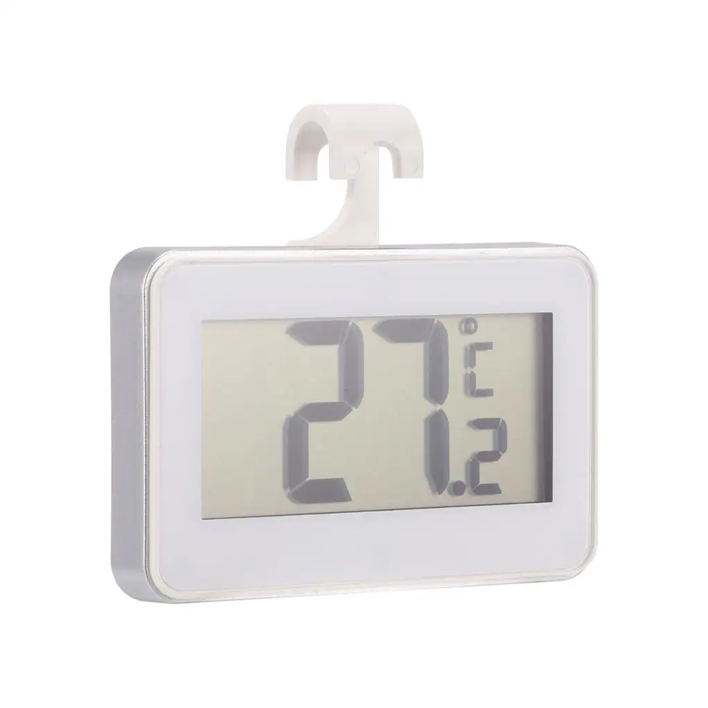 LCD Digital Refrigerator Thermometer Fridge Electronic Freezer Adjustable Stand Home Tester -30 To 60 ℃ Frost Warning