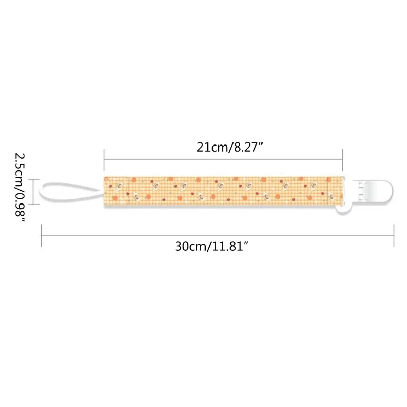 Cadena chupete elegante y práctica, soporte para chupete, correa, colgador juguete para bebé, soporte para mordedor, Clip