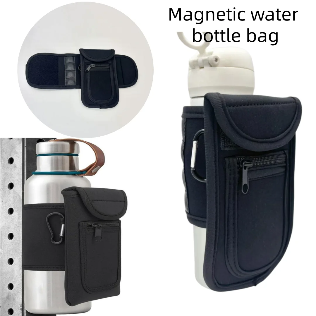 

Спортивная сумка для фитнеса с магнитным держателем для телефона и бутылки, аксессуар для фитнеса из дайверского материала