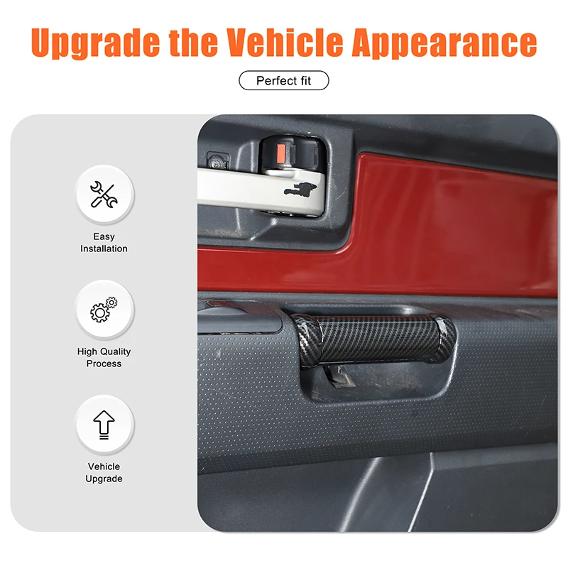 

Для Toyota FJ Cruiser 2007-2021 автомобильная внутренняя дверная ручка декоративная крышка автомобильная внутренняя дверная ручка защитная крышка ABS