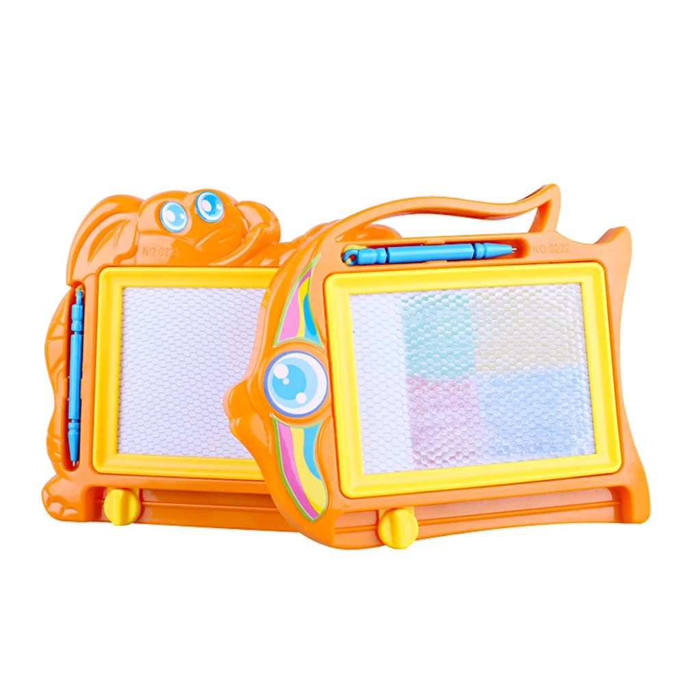 5Pcs Kids Magnetic Drawing Board Colorful Plastic Writing Board Educational Learning Tool for Hand Eye Coordination and