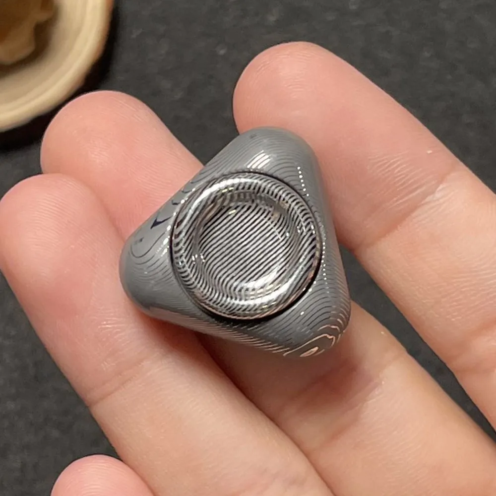 KSF EDC XIAO SANPANG Supermini Fidget Spinner Handling Feel Gyro Fidget Giocattoli per adulti Gadget per alleviare l'ansia