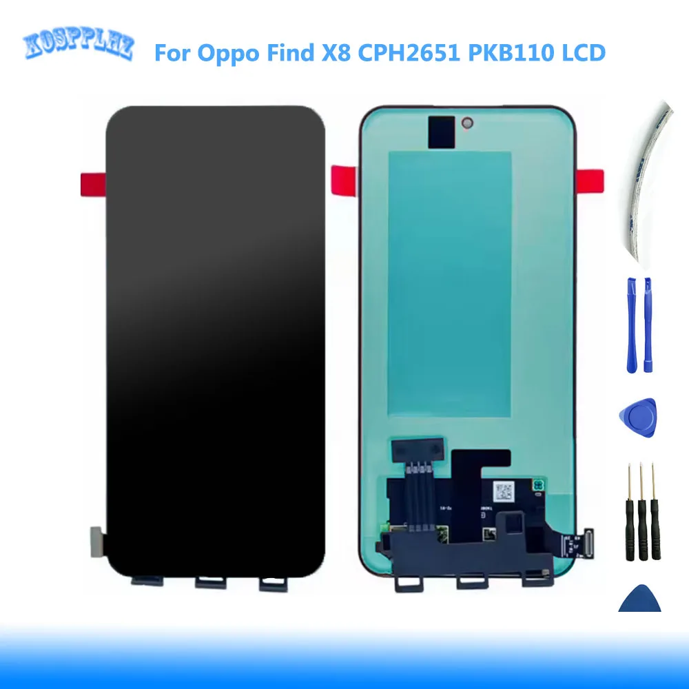 

6,59 "AMOLED для Oppo Find X8 CPH2651 PKB110 Дисплей ЖК-дисплей с сенсорным экраном и дигитайзером для OPPO Find X8 ЖК-дисплей 24 часа Доставка