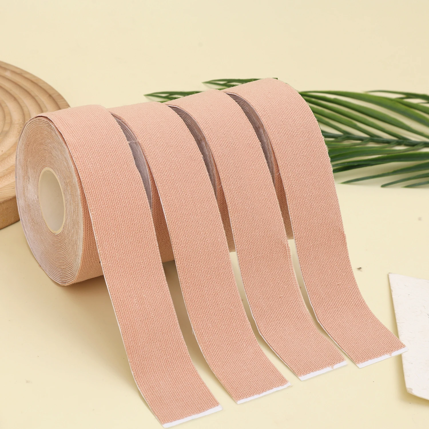 1/5 ม้วน Face V Line คอตาเทปยก Breathable ลดริ้วรอยบนใบหน้ารองรับผ้าพันแผลยืดหยุ่น Facial Skin Care TOOL