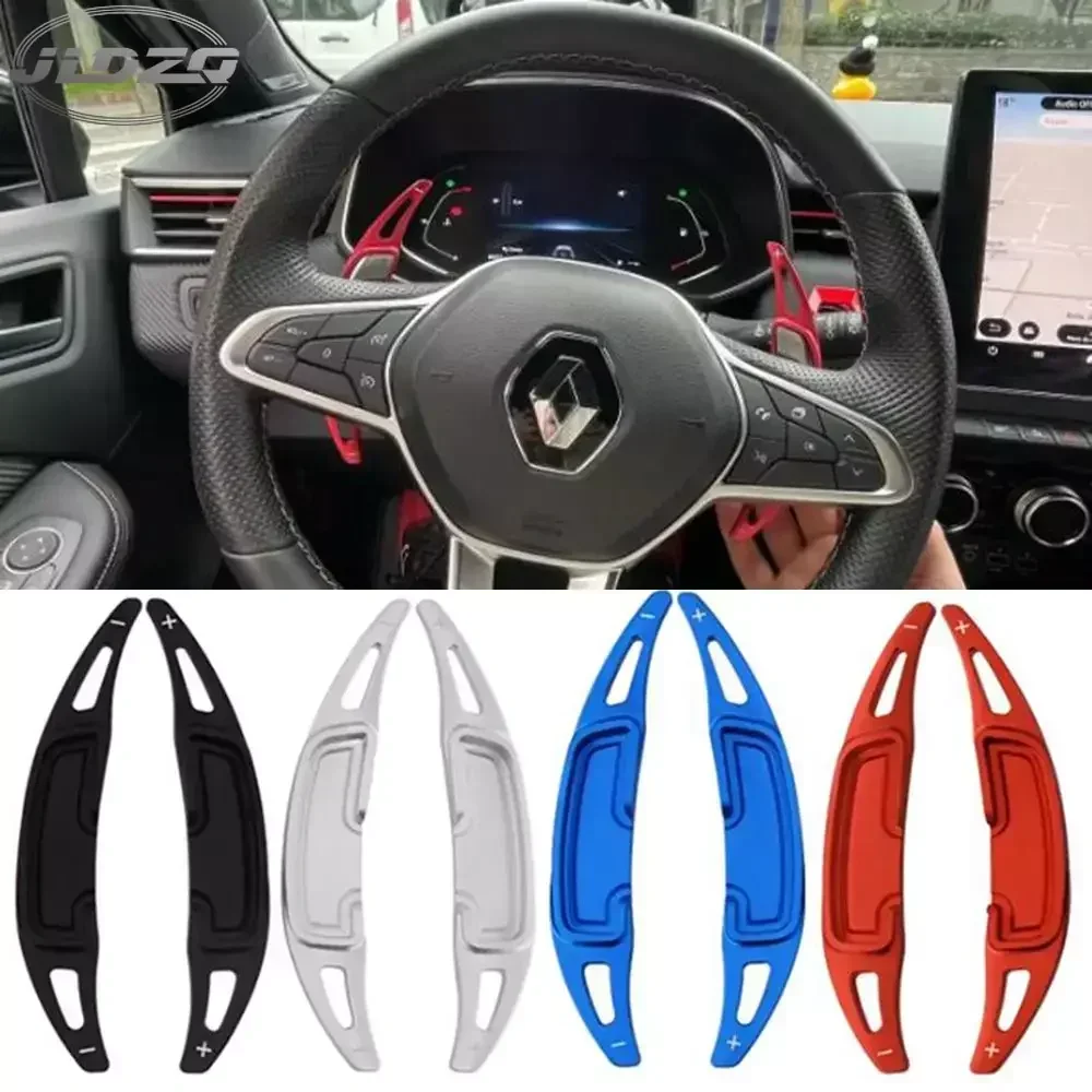 Car Steering Wheel DSG Paddle Shift Extension Stickers For Renault Clio V Captur II Arkana Intens R.S. Line 2020 2021 2022 2023