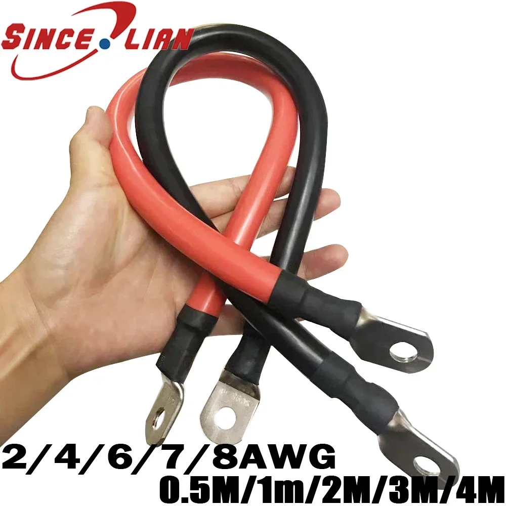 Soldering Wire Battery Cable 2AWG 4AWG 6AWG 7 AWG AWG Soft Silicone Rubber Wire Battery Terminal Power Silicon Wire